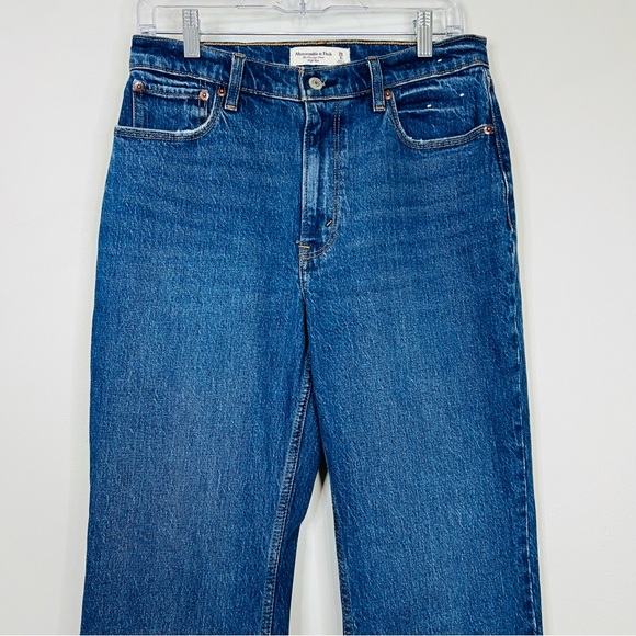 Abercrombie & fitch the vintage flare jeans blue mid wash size 28 - Picture 5 of 8
